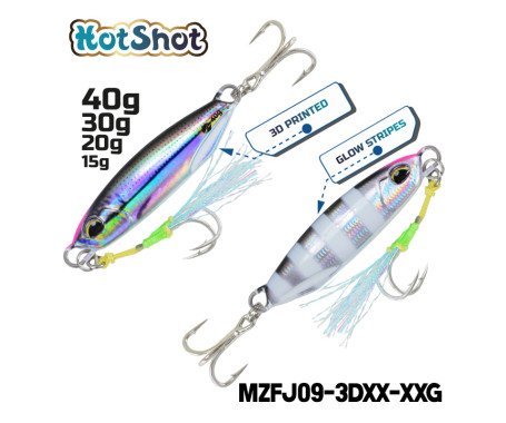 AQUA MARINE - Hotshot- Two-Face 3D Jigs